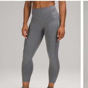 Lululemon All The Right Places Crop *23" Asphalt Grey Size 2
